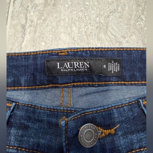 Lauren Ralph Lauren Dark Blue Straight Leg Jeans - Picture 13 of 16